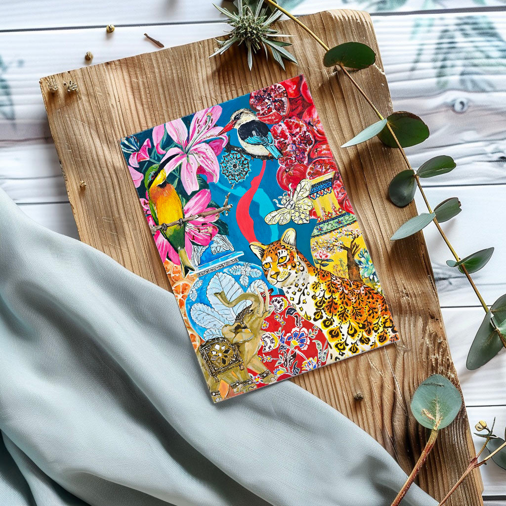 Cat And The King - A6 Card
