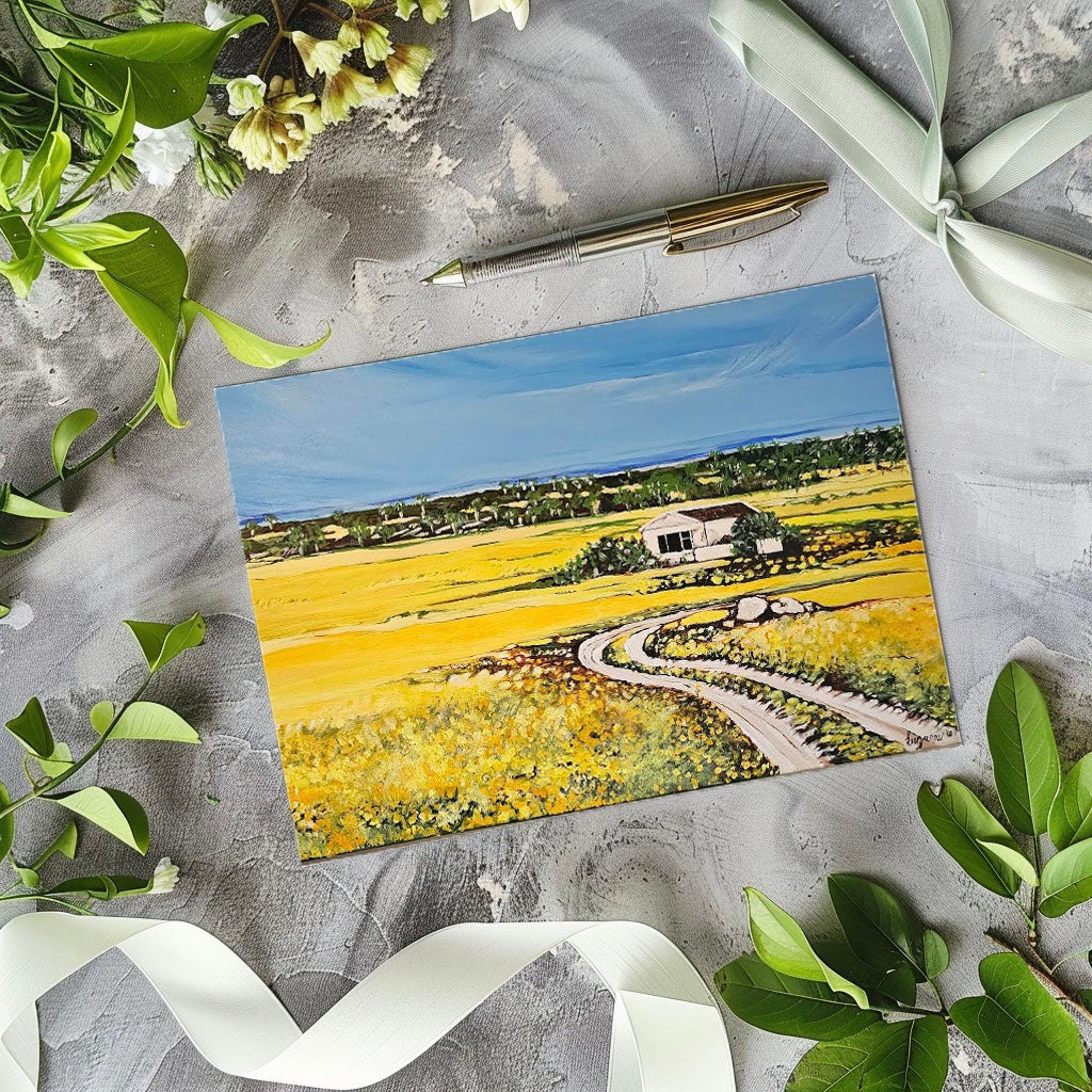 Somewhere On The West Coast - A6 Card