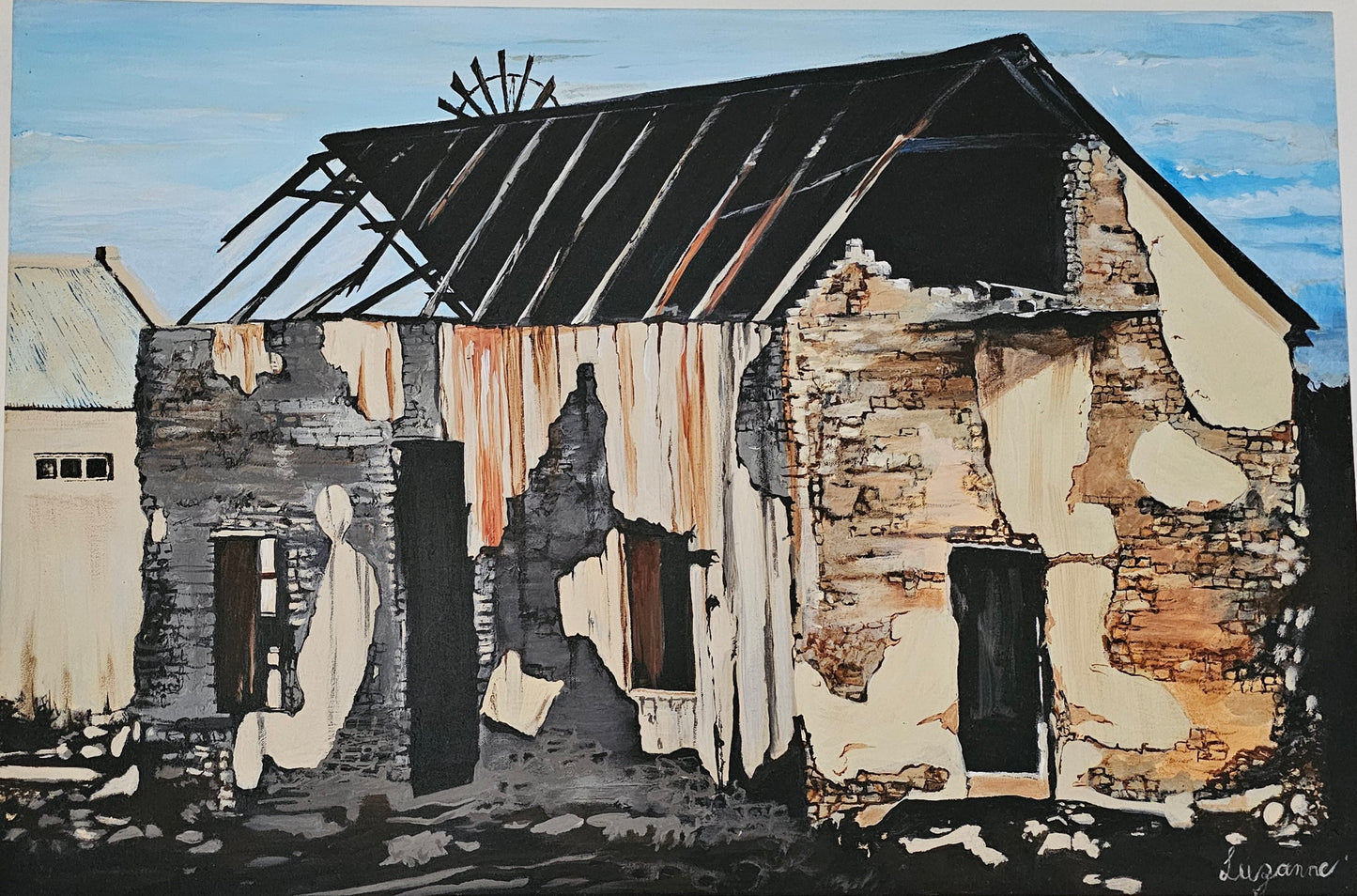 Ruined Karoo - Canvas Print